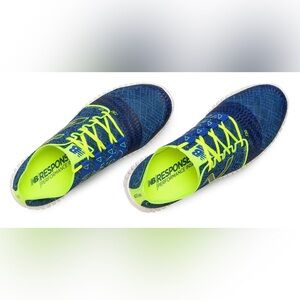 New Balance Vibrant Blue and Lime Athletic Shoes